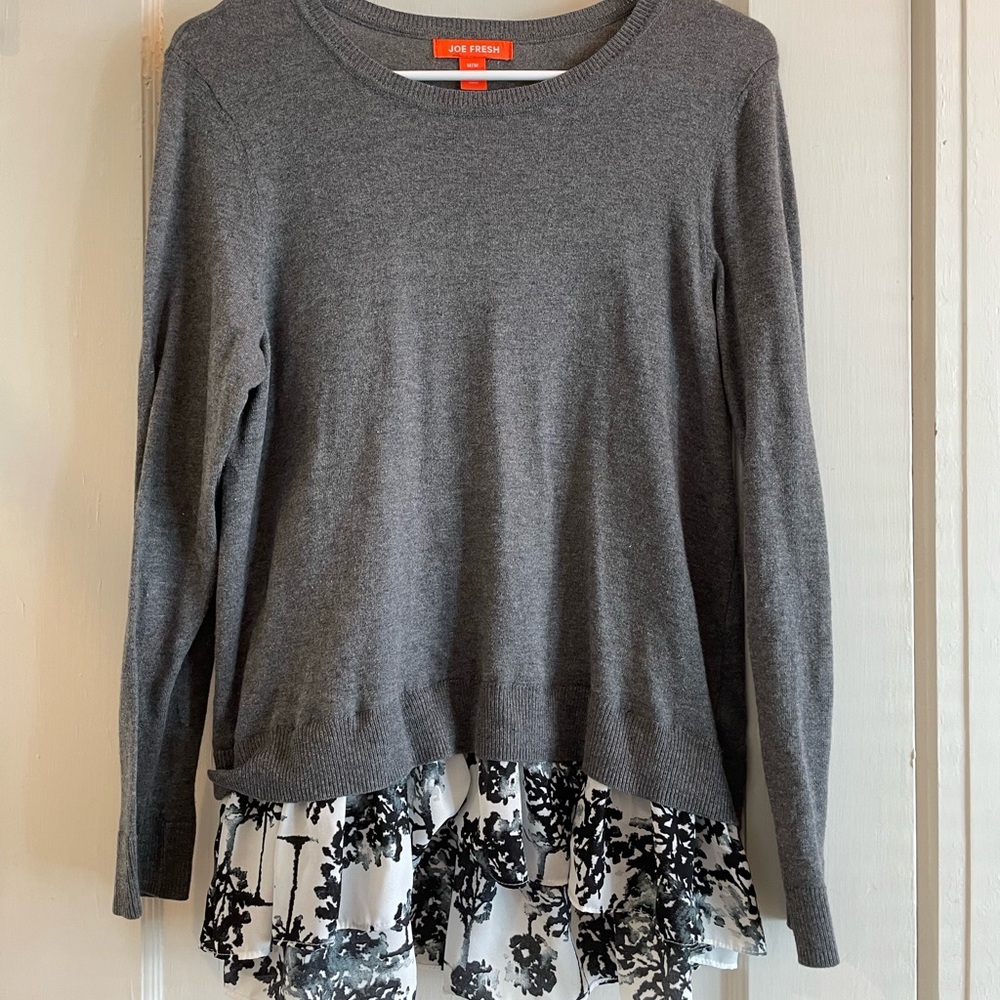 Joe Fresh Long Sleeve Layered Top